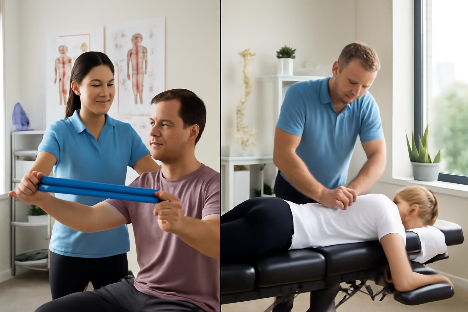 explore the key differences and benefits of physiotherapy and chiropractic care in australia to make informed health decisions.